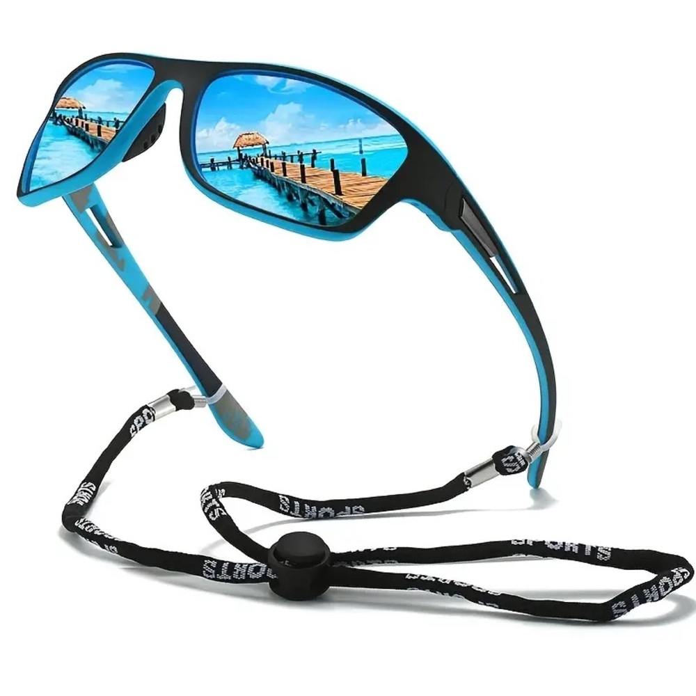 Blue Polarized UV400 Protection Sunglasses Fishing Cycling Hiking and S…